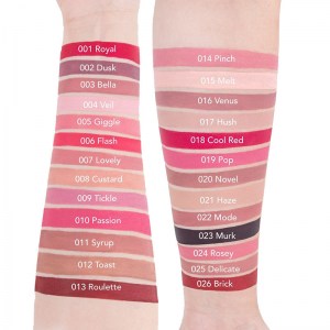 Цвета Moira Matte Liquid Lips